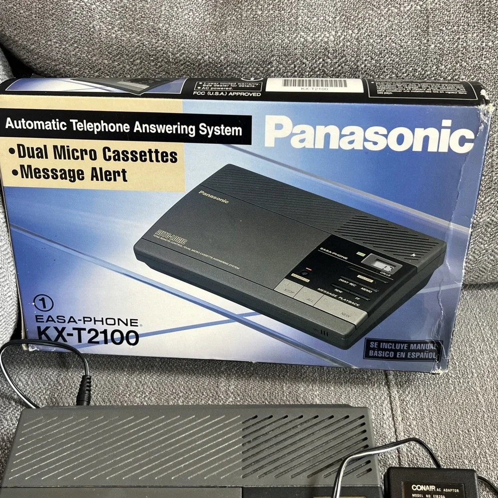 Vintage Panasonic Easa Phone Kx-T2100 Automatic Telephone Answering System